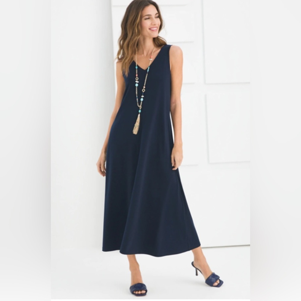 Chico’s | Easy Chic Sleeveless V-Neck Maxi Dress